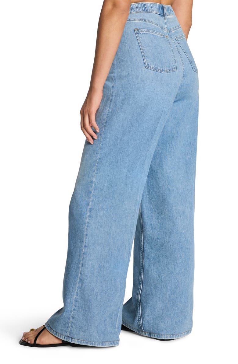 SPANX<sup>®</sup> SPANXsupersmooth<sup>™</sup> Authentic 360 Lightweight High Waist Super Wide Leg Jeans, Alternate, color, Seaside Blue