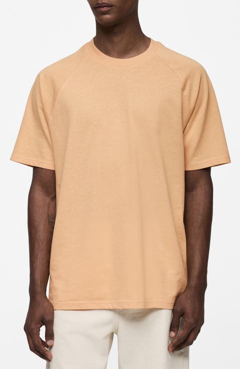 Relaxed Fit Cotton & Linen T-Shirt