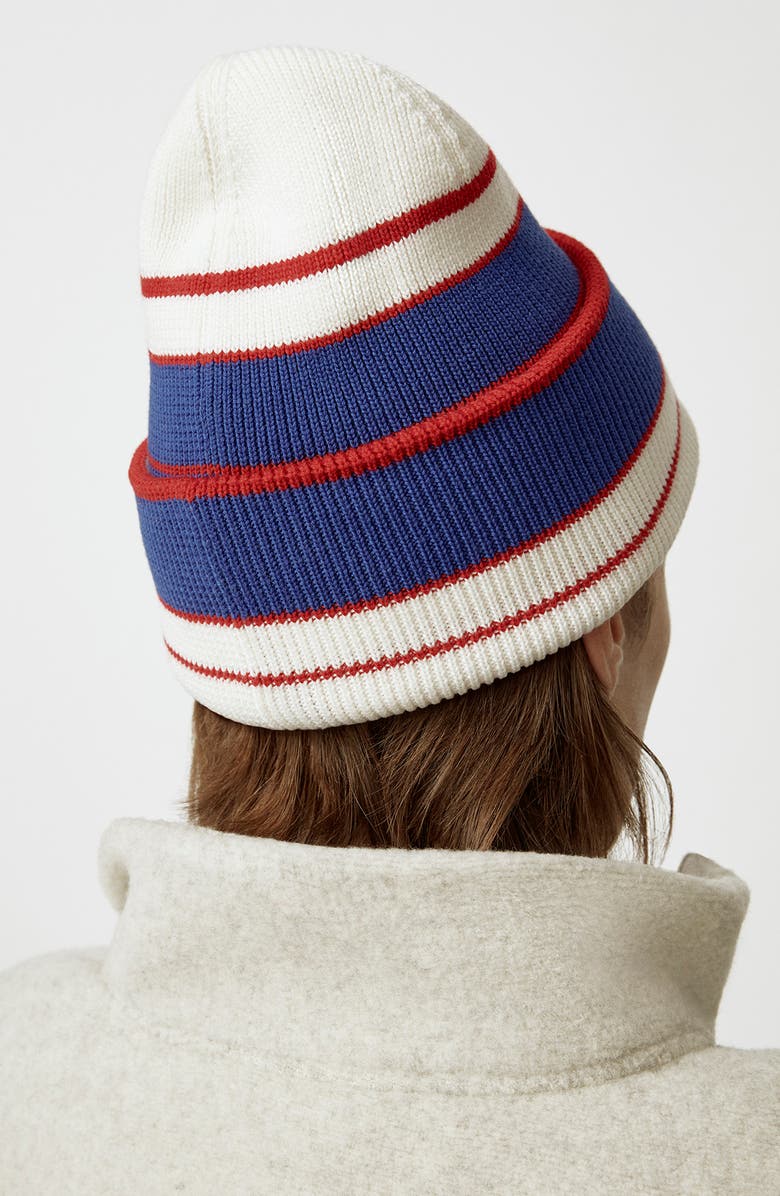 Canada Goose Arctic Heritage Stripe Merino Wool Toque Beanie, Alternate, color,