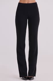 HOUSE OF CB Chiara Straight Leg Crepe Trousers