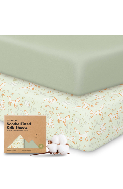 Soothe Fitted Crib Sheet