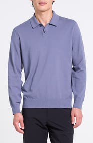 Theory Goris Long Sleeve Polo