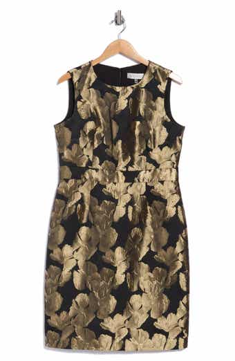 Floral Waistband Sheath Dress