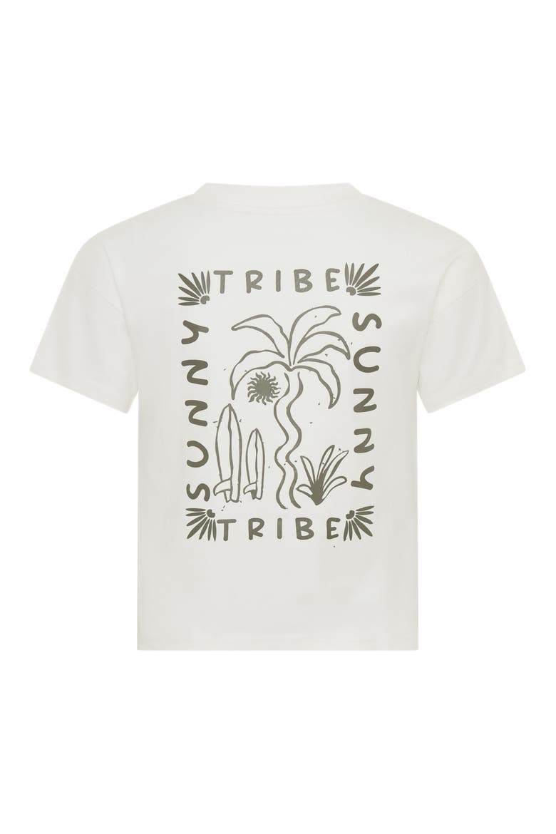 Kids' Sunny Graphic T-Shirt, Alternate, color, WHITE