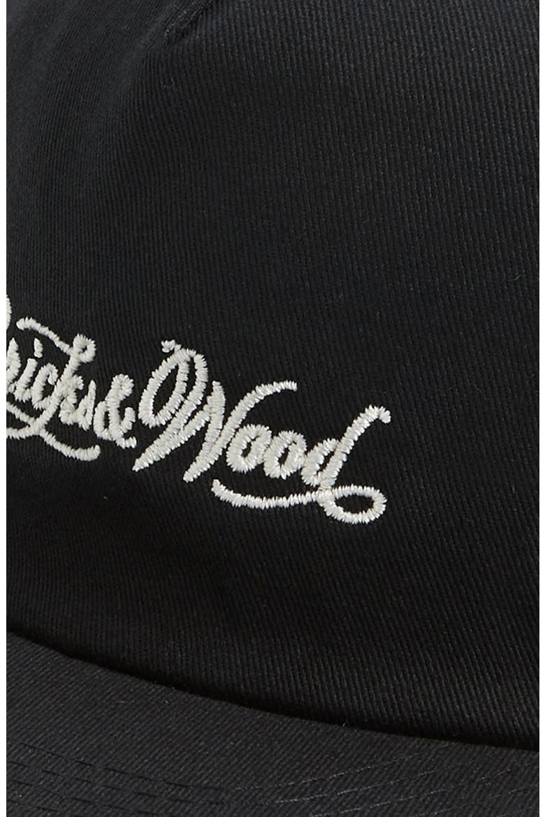 Script Logo Cotton Baseball Cap, Alternate, color, BLACK