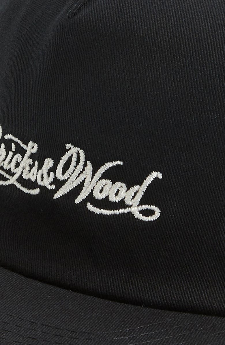 Bricks & Wood Script Logo Cotton Baseball Cap, Alternate, color, 