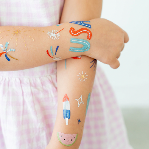 Daydream Society U.s. Of Yay Temporary Tattoo Sheet