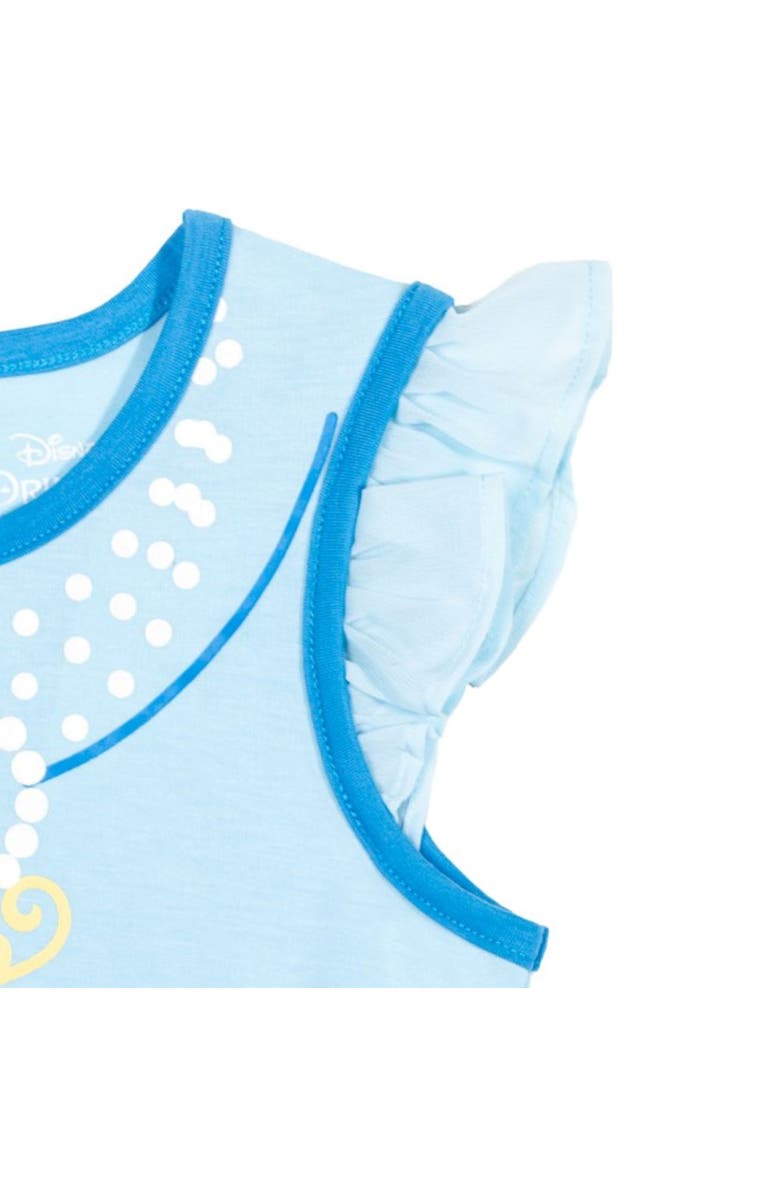 Disney Princess Cosplay Skirt Overlay Romper, Alternate, color, Cinderella Light Blue