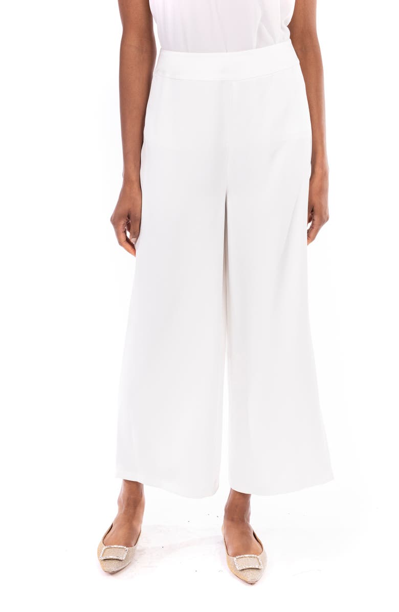 Badgley Mischka Collection Wide Leg Crop Pants, Main, color,