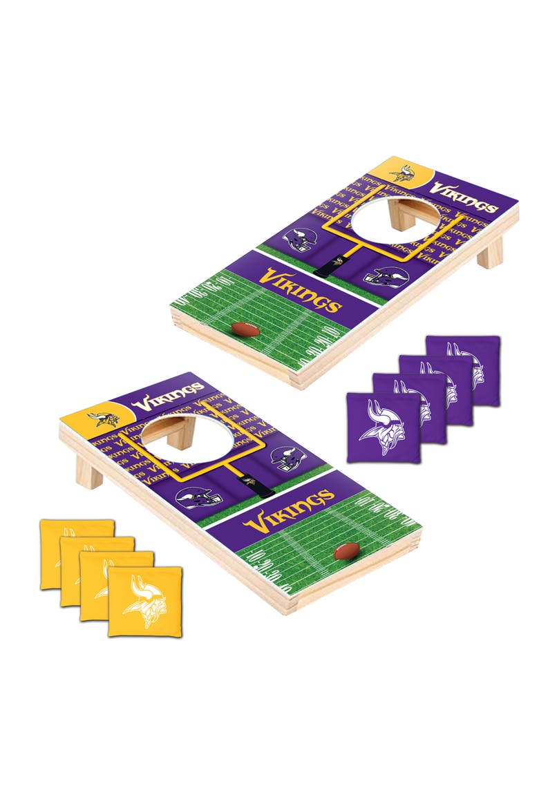 Minnesota Vikings NFL Tabletop Cornhole, Alternate, color, Multicolor