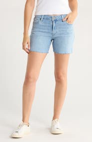 PAIGE Sarah Raw Hem Cutoff Shorts