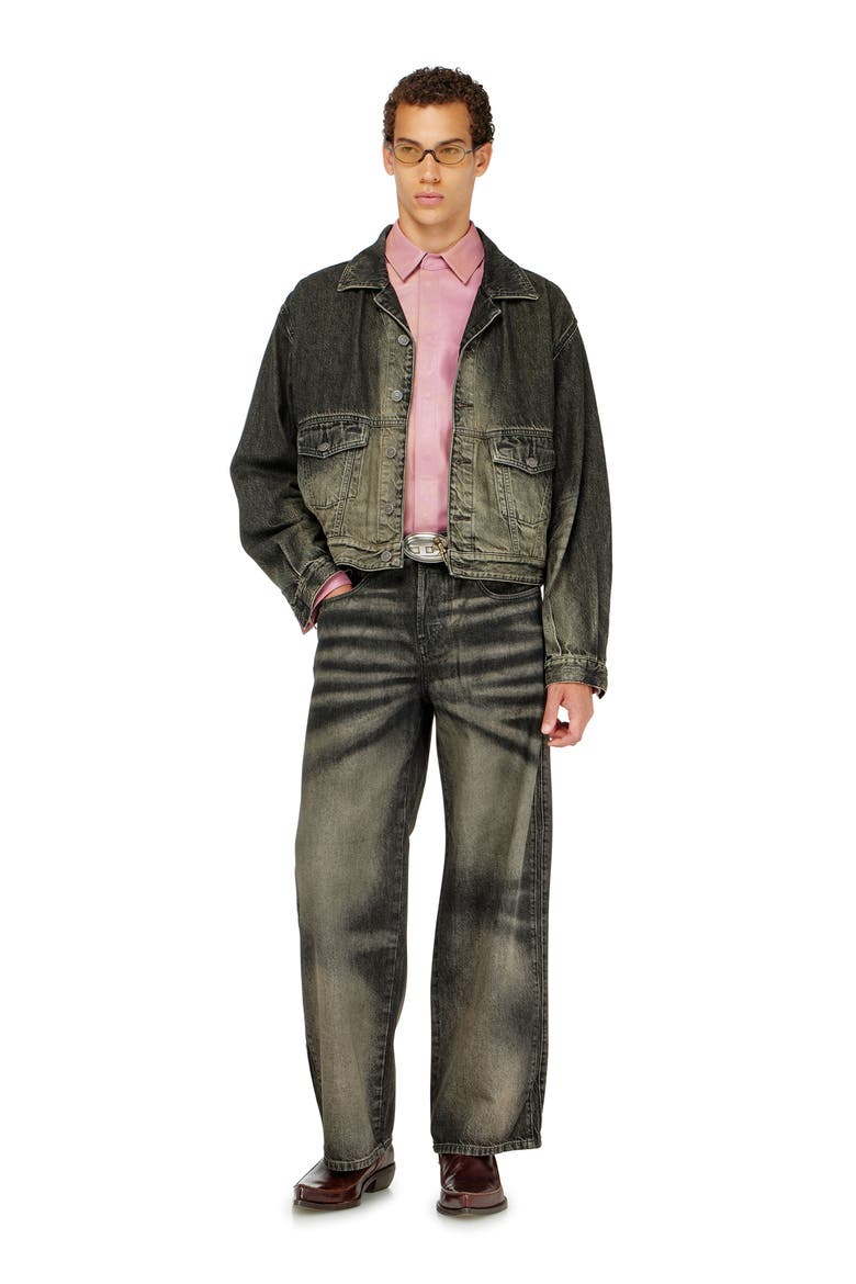1982 D-Hakou Relaxed High Waist Jeans, Alternate, color, BLACK/DENI
