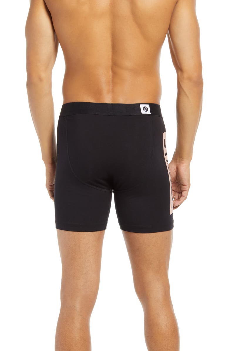 Stance Logo Boxer Briefs, Alternate, color, Black