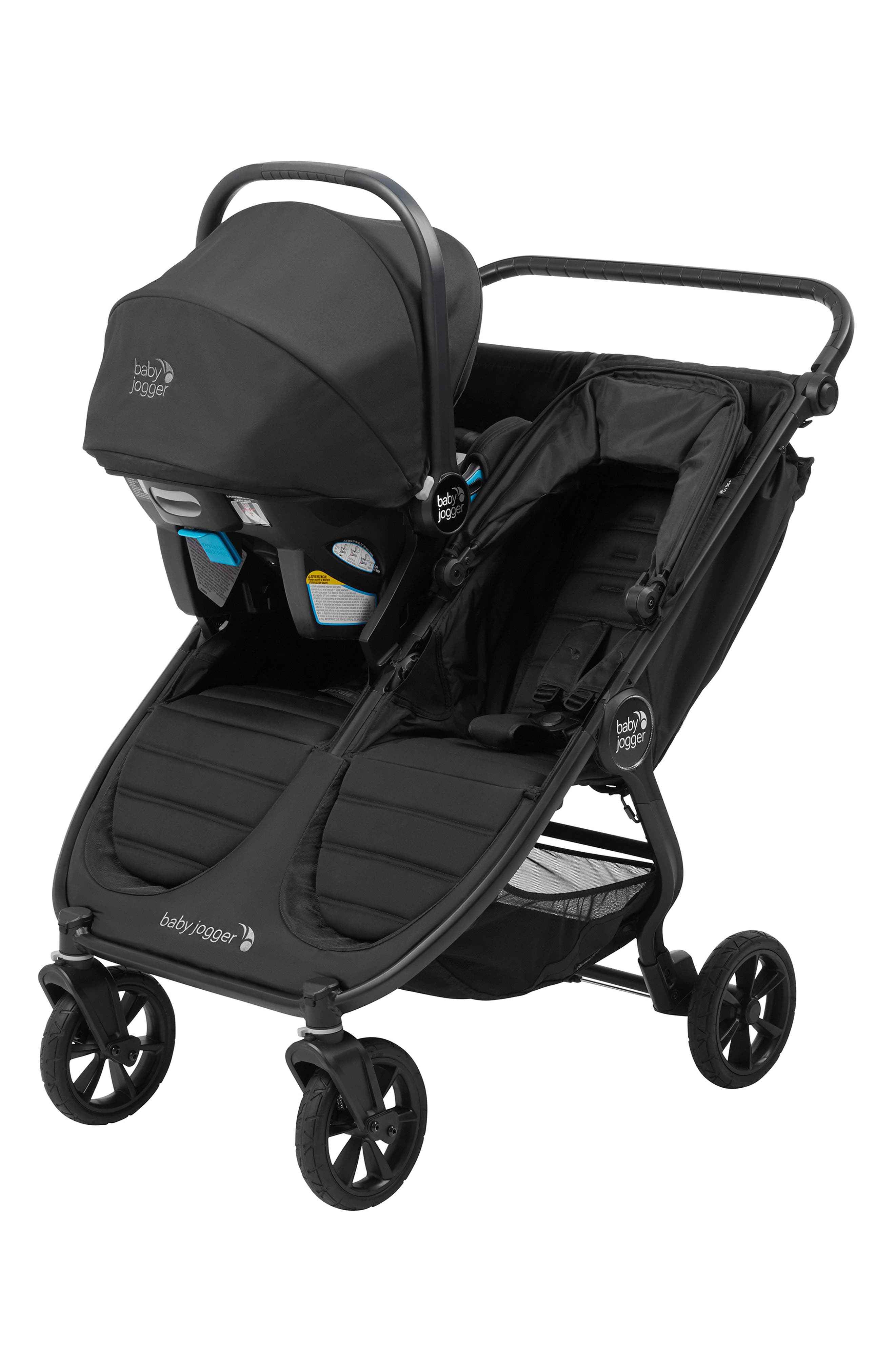 double umbrella stroller lightweight BABY JOY Stroller, Foldable Travel Design, Double with 5 Point Harness, Cup Holder, Solar Canopy for Babies, Chassis:Chrome / Brown What is this restricted The stroller also features Trolling Combo