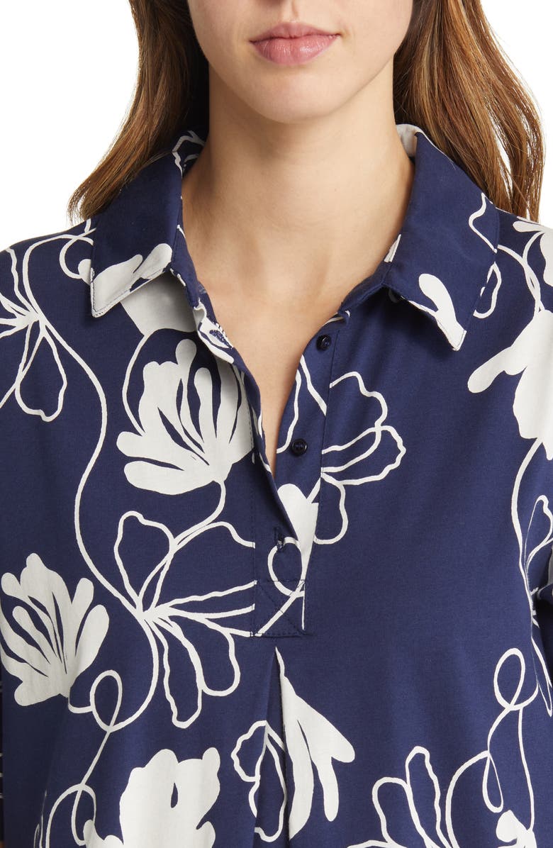 Masai Copenhagen Najalo Floral Cotton Shirtdress, Alternate, color, 