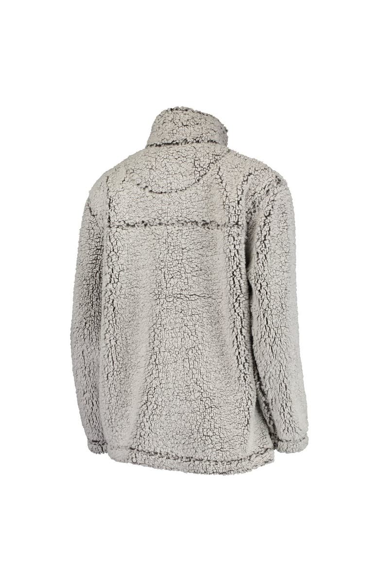 G-III 4HER BY CARL BANKS Women's G-III 4Her by Carl Banks Gray San Jose Sharks Sherpa Quarter-Zip Pullover Jacket, Alternate, color, Gray