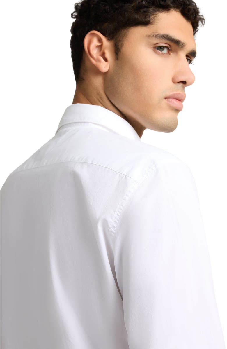 Onia Poplin Long Sleeve Button Down Shirt, Alternate, color, White