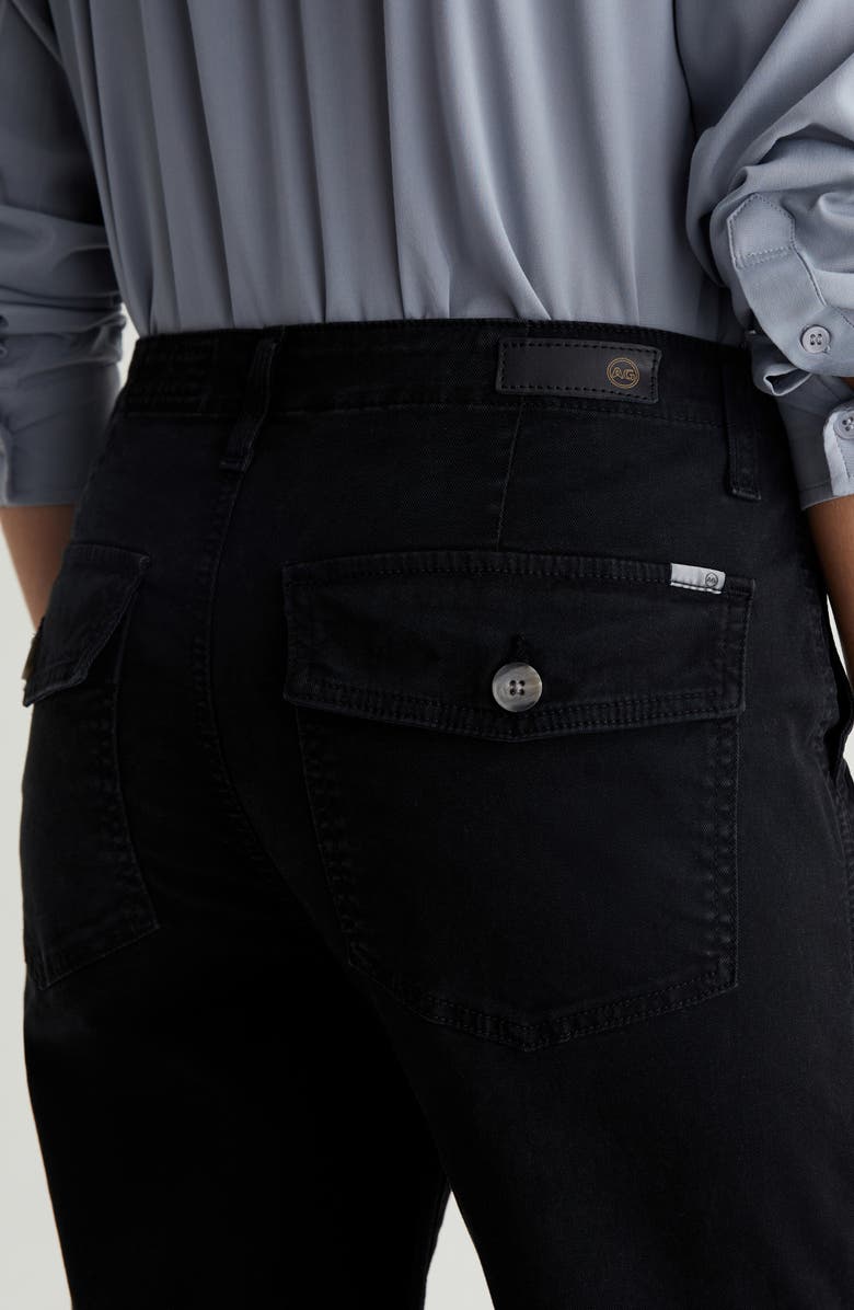 AG Juliet High Waist Utility Flare Twill Pants, Alternate, color,