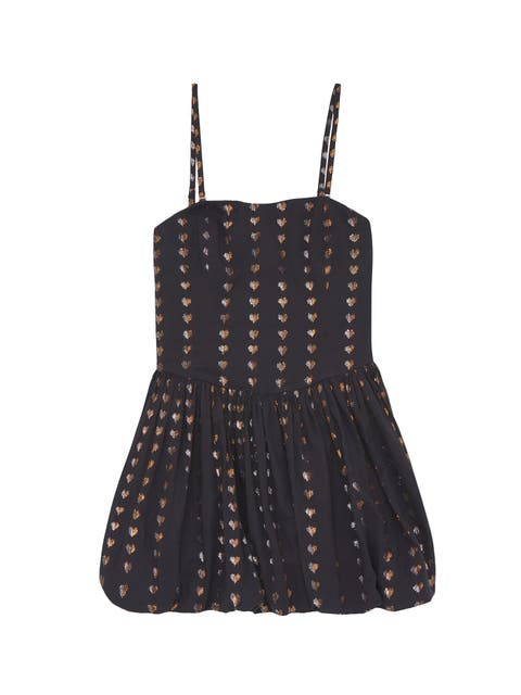 Daniela Lurex Heart Bubble Dress