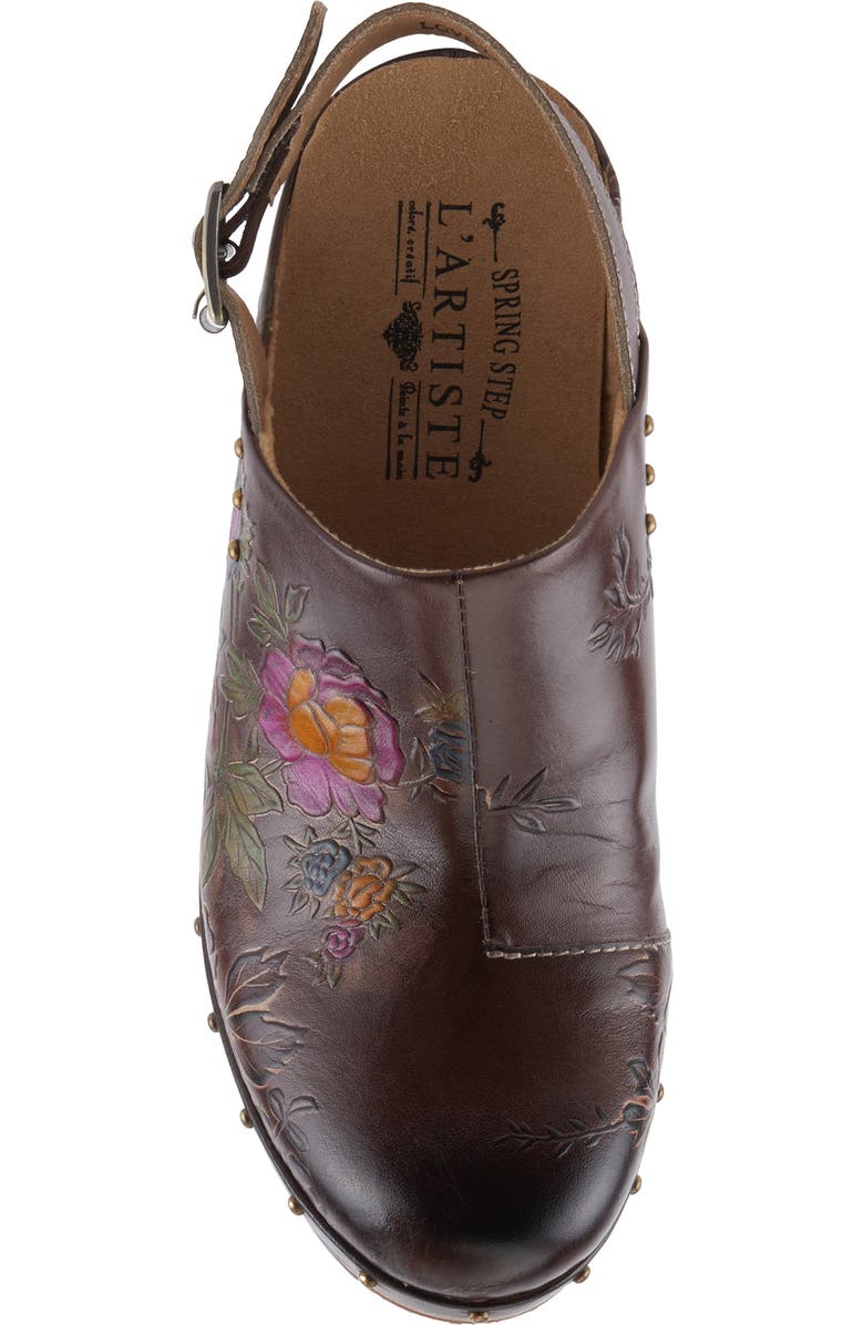 L'Artiste by Spring Step Loveya Slingback Platform Wedge Clog, Alternate, color,