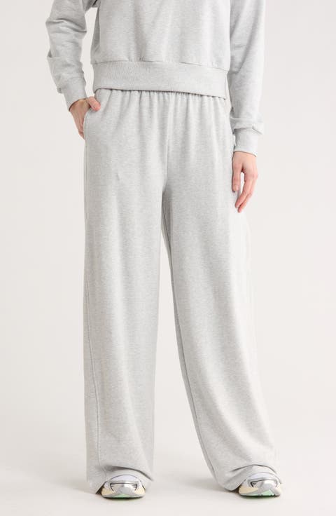 Relay French Terry Ultra Wide Leg Pants