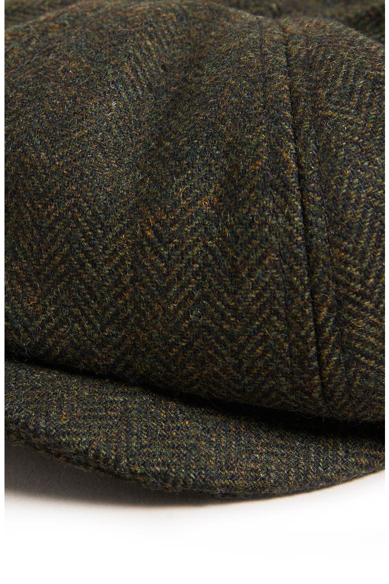 Olliii Herringbone Baker Boy Hat, Alternate, color, KHAKI