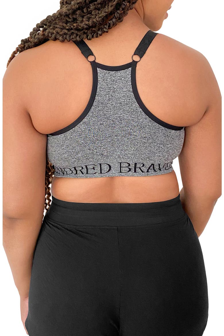 Sublime Nursing Sports Bra - Fits Sizes 30B-40D, Alternate, color, GREY HEATHER
