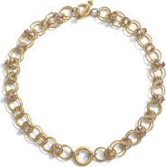 Awe Inspired Chain Mail Toggle Charm Collar