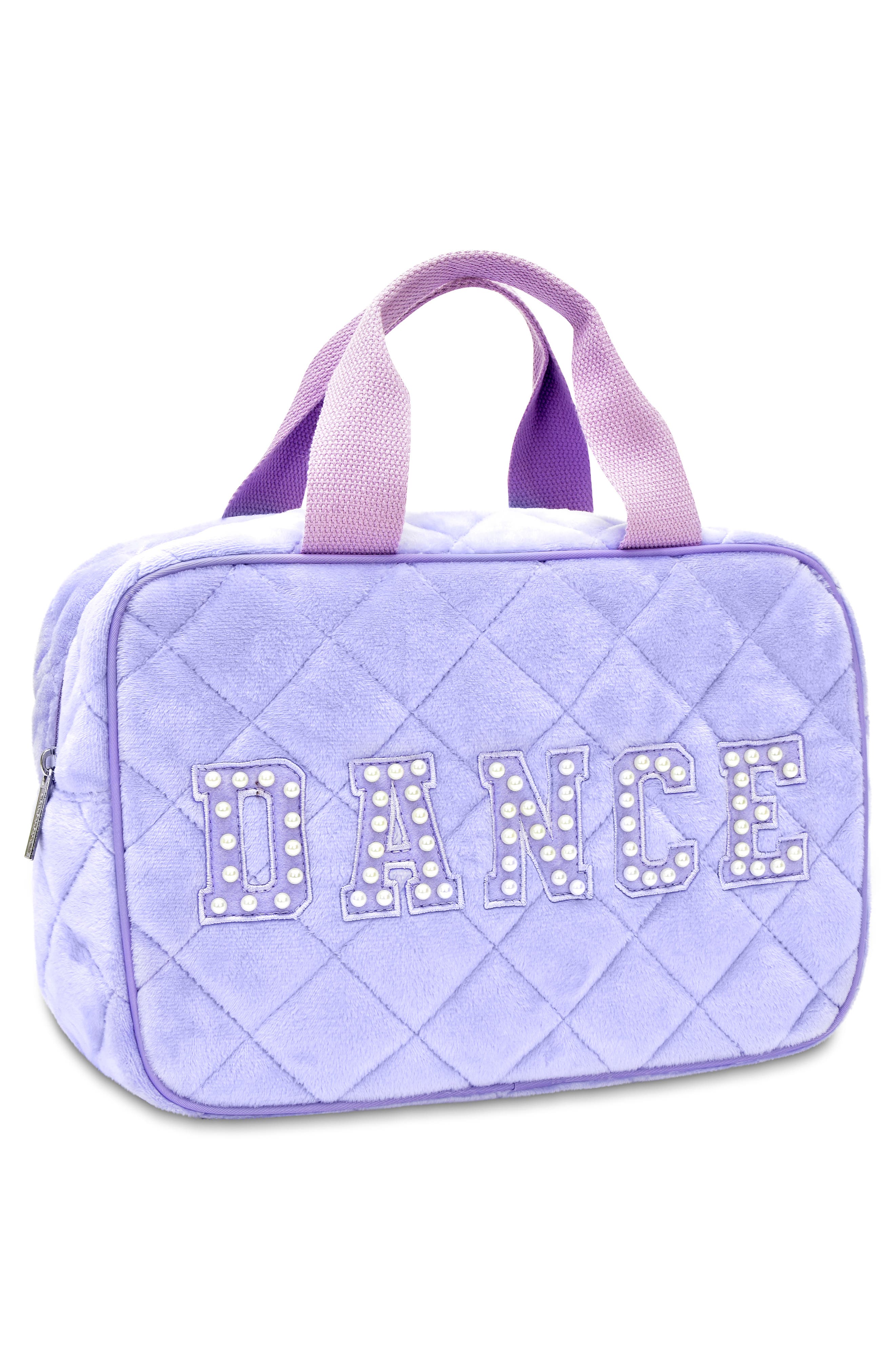 Kids' Dance Quilted Large Bag, Alternate, color, PURPLE MULTI