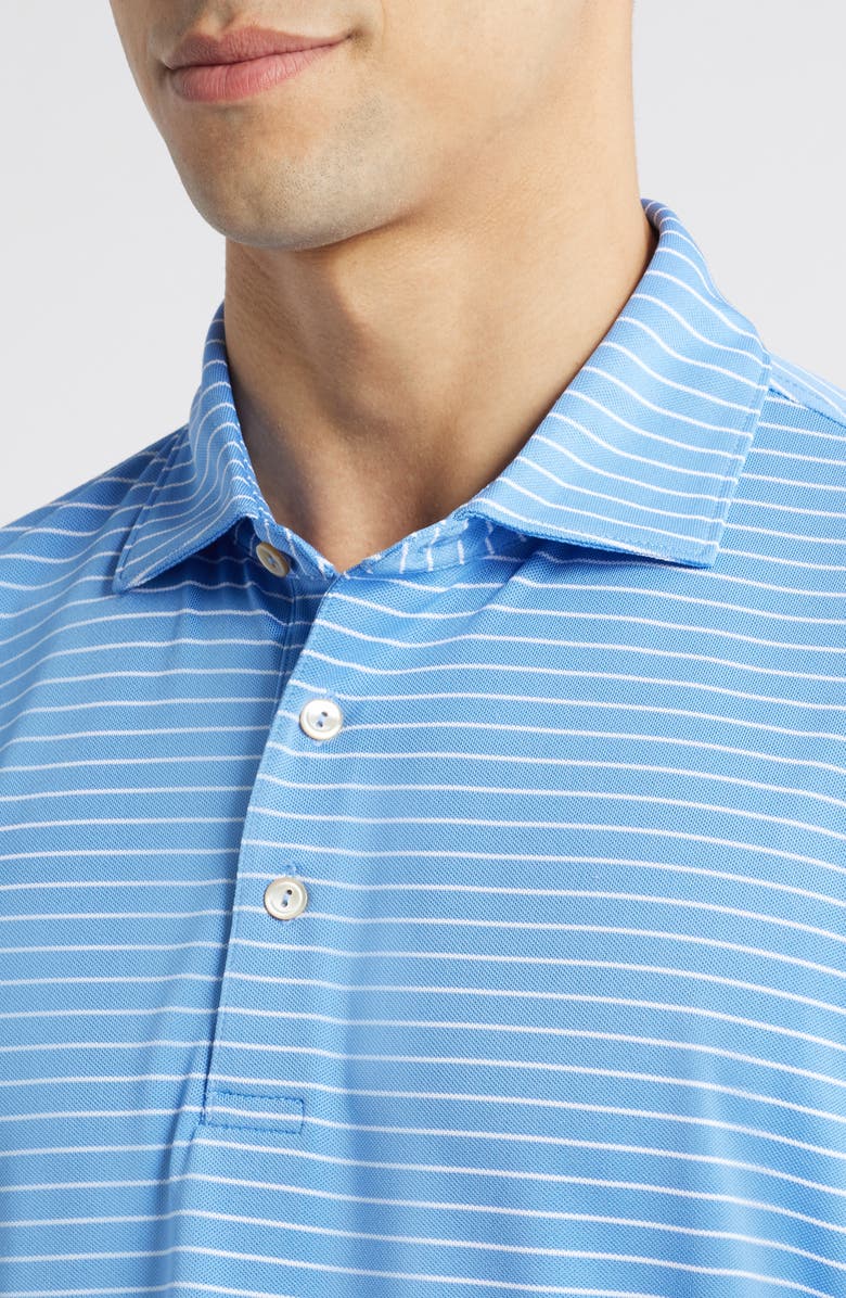 Peter Millar Winston Stripe Performance Mesh Polo, Alternate, color,