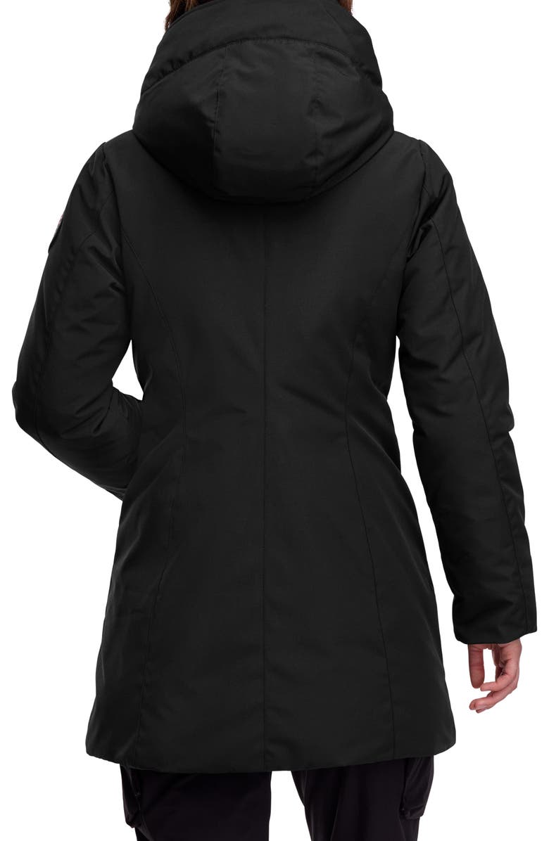 Canada Goose Leslie 625 Fill Power Down Parka, Alternate, color, Black