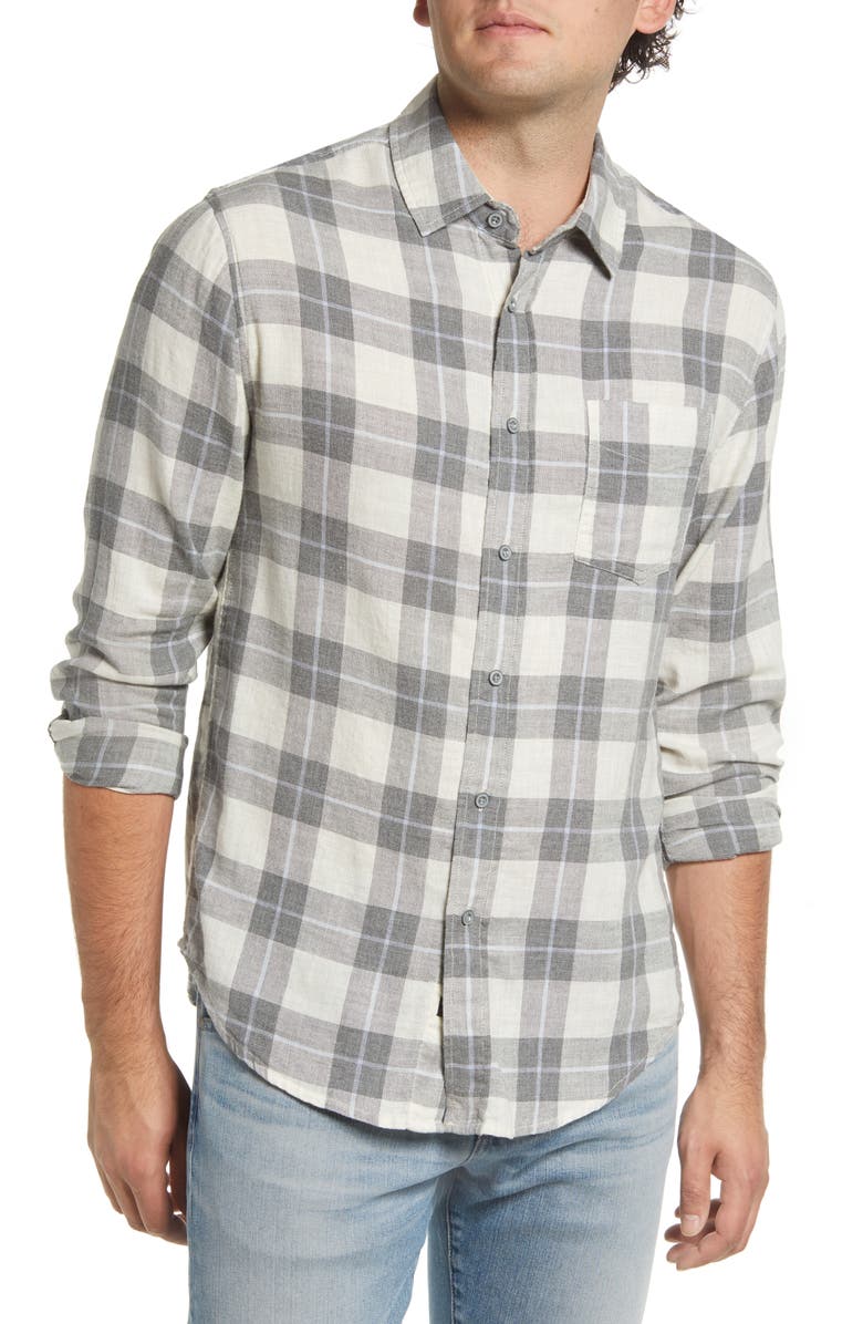Rails Wyatt Relaxed Fit Plaid Cotton Button-Up Shirt, Main, color, 