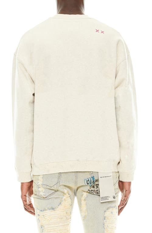 Cult Of Individuality Respect All Graphic Sweatshirt In White