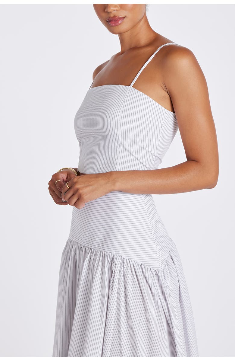 Bishop + Young Sorrento Maxi Skirt, Alternate, color, Pinstripe