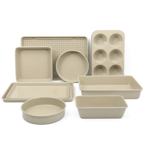 Gallen 10-Piece Ceramic Nonstick Carbon Steel Bakeware Set