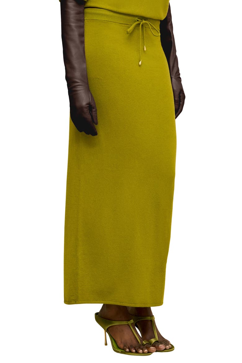 Nadine Maxi Skirt, Alternate, color, CHIVE