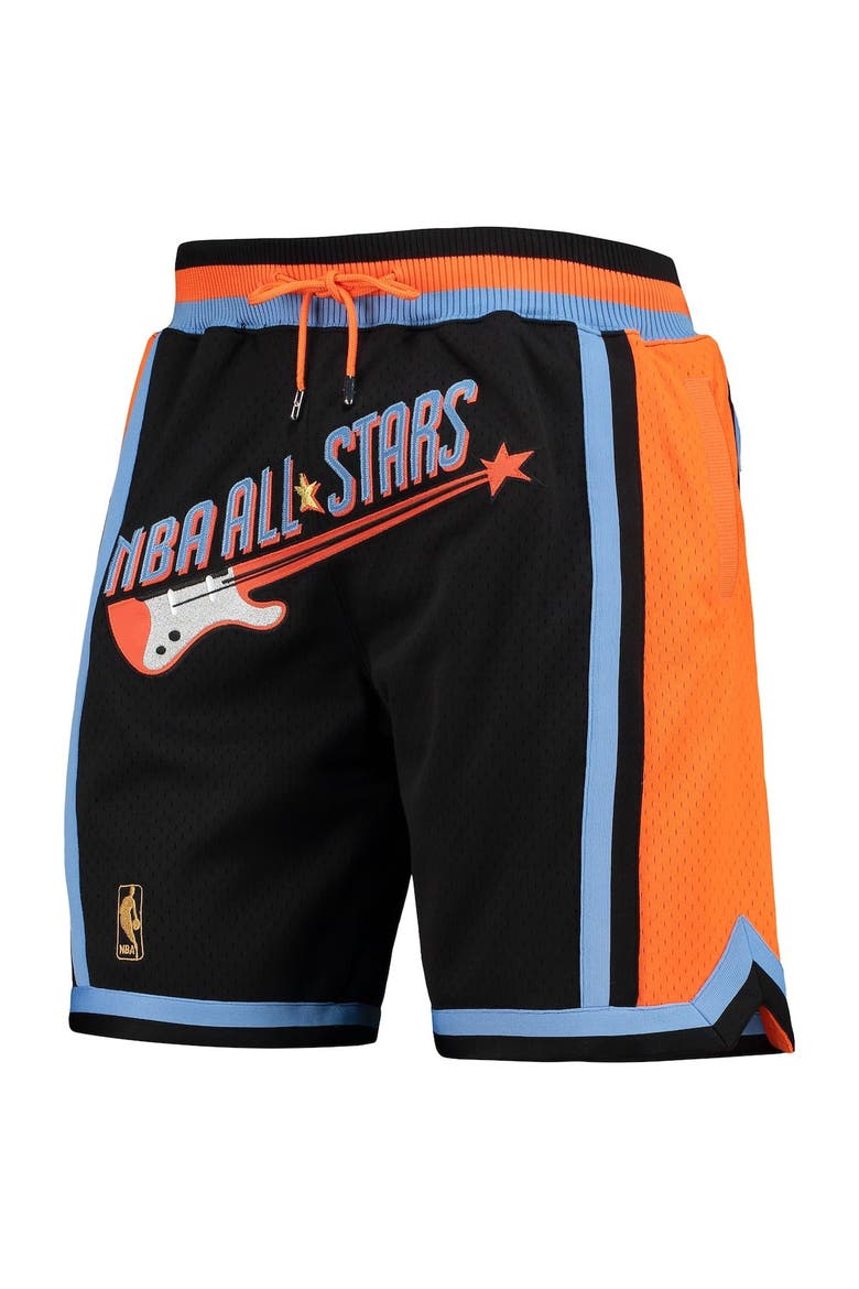 Men's Mitchell & Ness x Just Don Black NBA 1996-97 Hardwood Classics Authentic Shorts, Alternate, color, Black