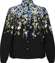 City Chic Kayla Floral Print Shirt