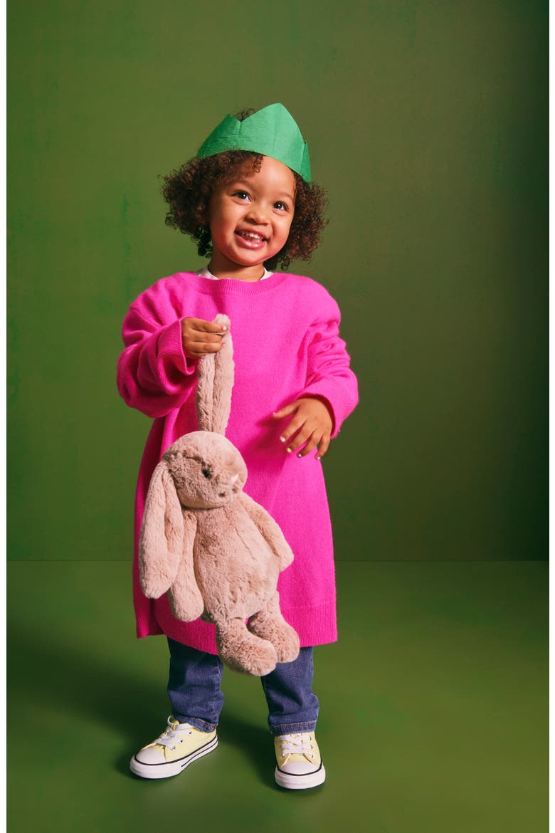 Medium Bashful Bunny 12-Inch Plushie, Alternate, color, BLUSH