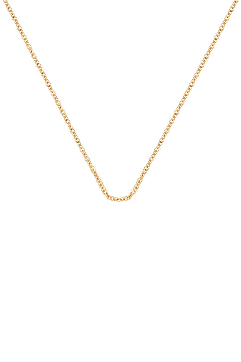 Fine Chain Link Necklace, Main, color, GOLD