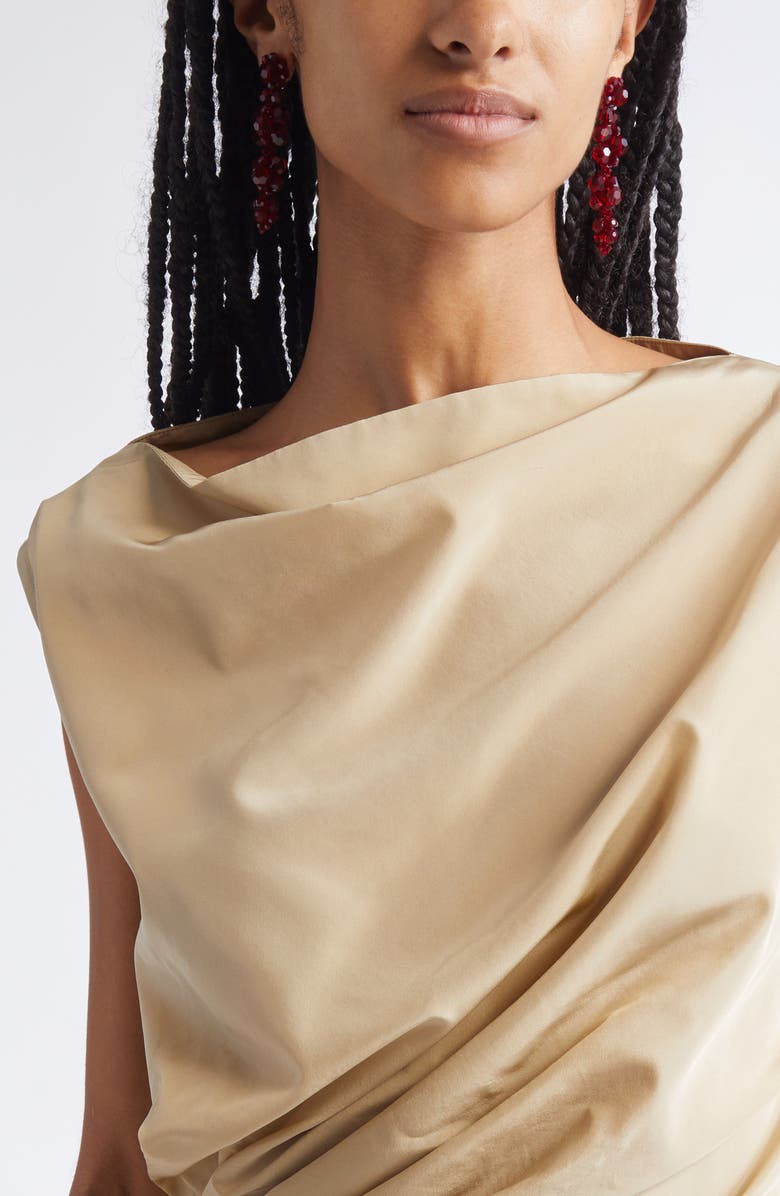 Simone Rocha Cluster Drop Earrings, Alternate, color, Blood Red