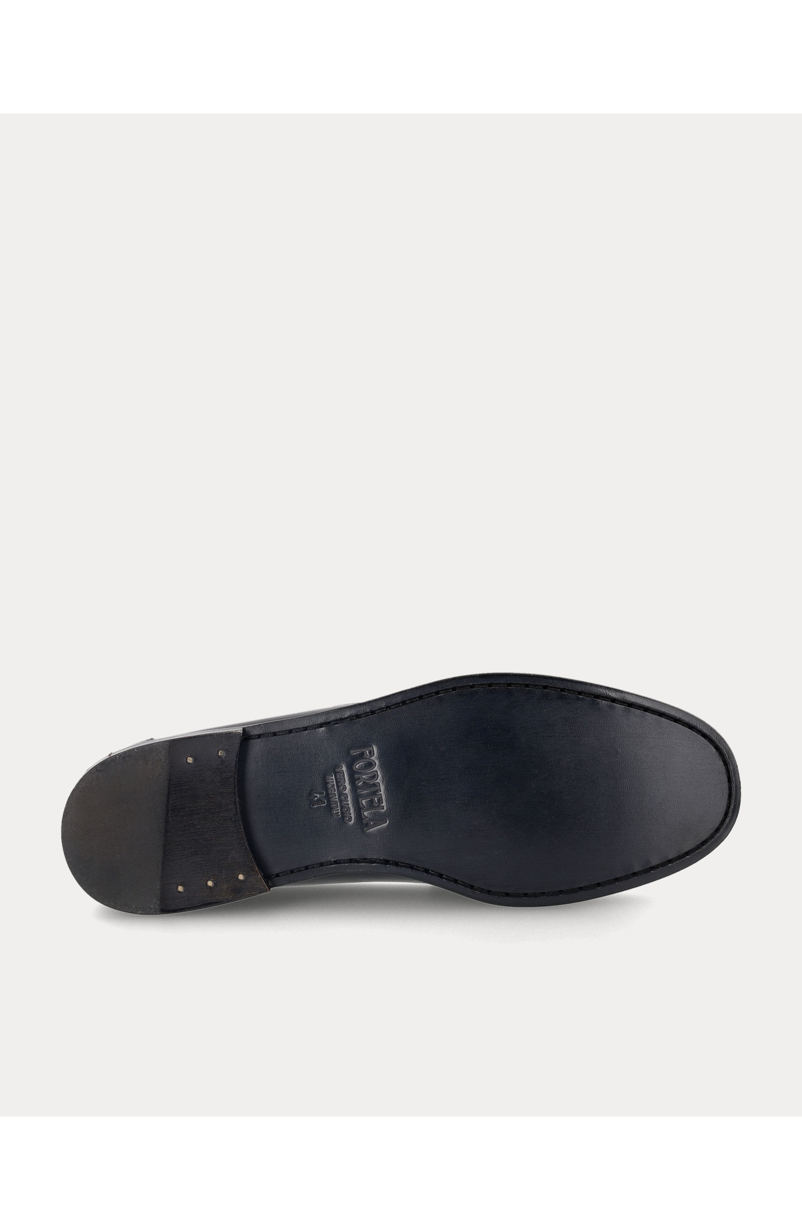 Fortela Valerie Calf Leather Loafer, Alternate, color, Black