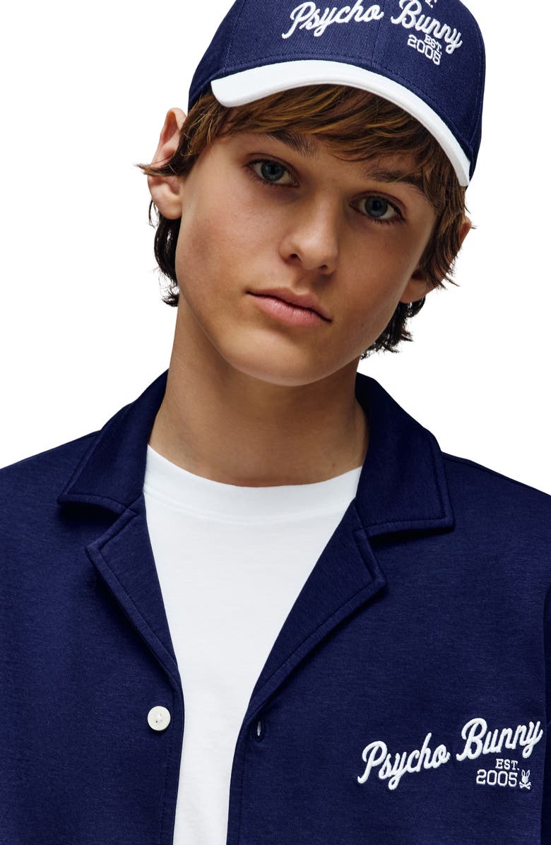 Psycho Bunny Kids' Basil Taped Camp Shirt, Alternate, color,