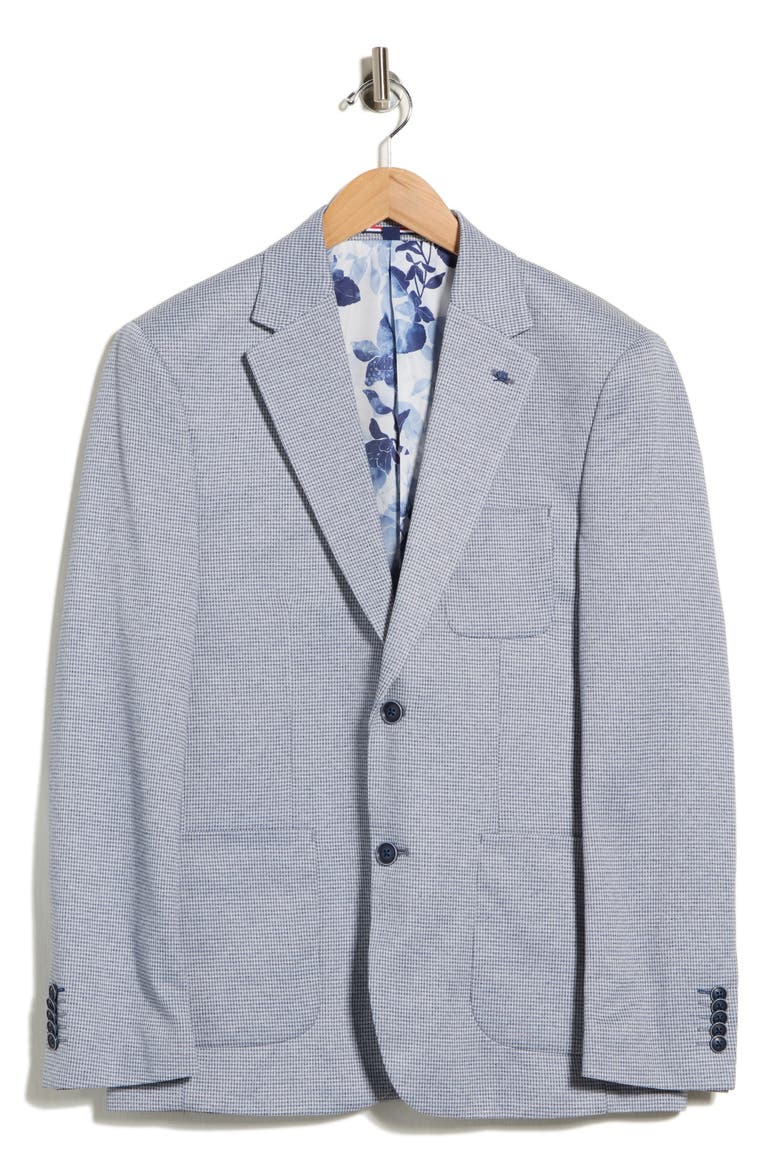 Notched Lapel Sport Coat, Alternate, color, BLUE