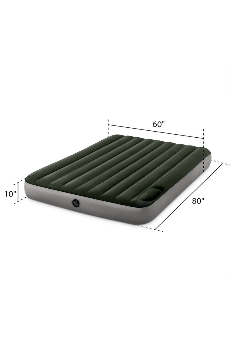 Intex Downy Airbed Queen Green, 10" Inflatable Mattress, Alternate, color, 