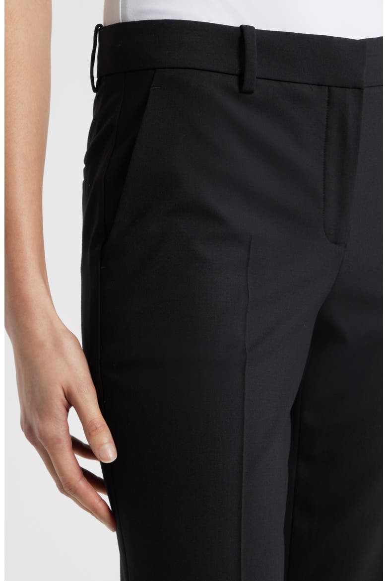 Treeca Wool Blend Crop Pants, Alternate, color, BLACK