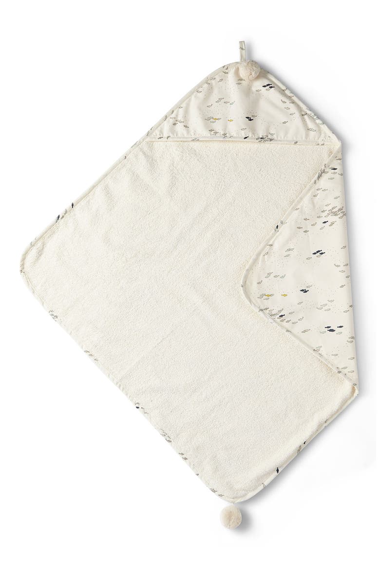 Minnow Hooded Towel, Main, color, MULTI