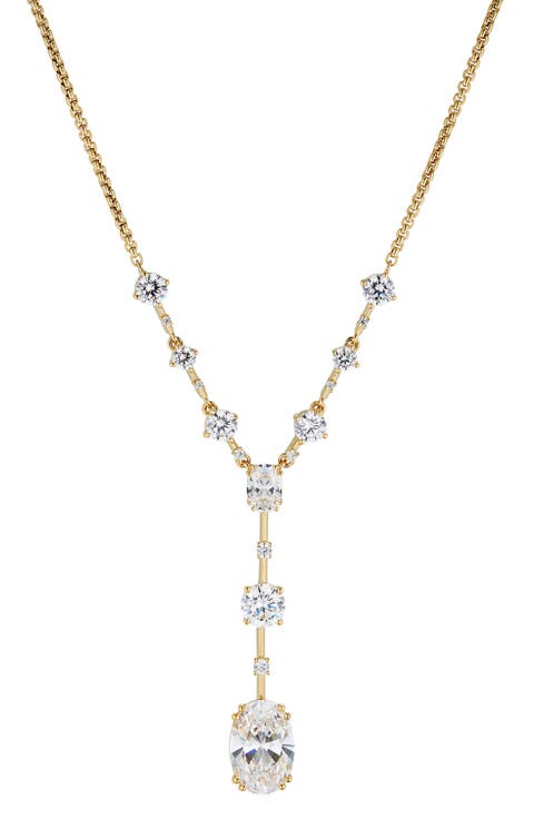 Evelyn Cubic Zirconia Y-Necklace