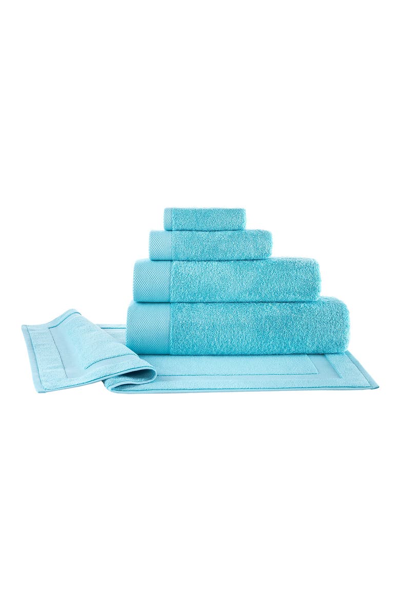 Solid Signature Cotton Bath Mat, Alternate, color, SEA GLASS