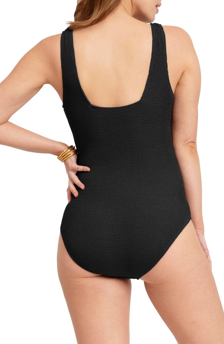 Seraphine Textured Maternity One-Piece Swimsuit, Alternate, color, 